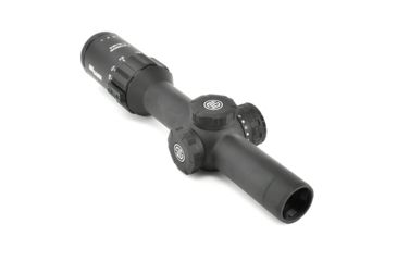 Sig Sauer Tango6 Rifle Scope, 1-6X24mm, 30mm, FFP, 300 Blackout Horseshoe Dot Illuminated Reticle, Black, SOT61112