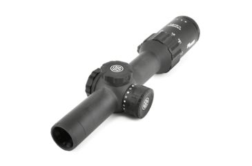 Sig Sauer Tango6 Rifle Scope, 1-6X24mm, 30mm, FFP, 300 Blackout Horseshoe Dot Illuminated Reticle, Black, SOT61112