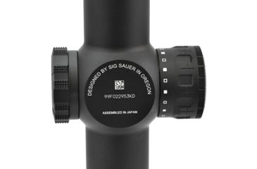 Sig Sauer Tango6 Rifle Scope, 1-6X24mm, 30mm, FFP, 5.56/7.62 Horseshoe Dot Illuminatedinated Reticle, Black, SOT61111
