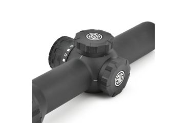 Sig Sauer Tango6 Rifle Scope, 1-6X24mm, 30mm, FFP, 5.56/7.62 Horseshoe Dot Illuminatedinated Reticle, Black, SOT61111