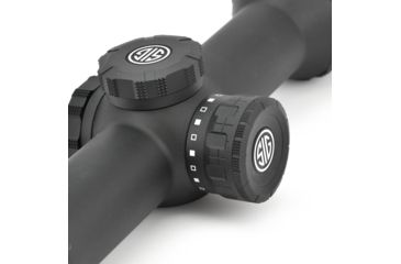 Sig Sauer Tango6 Rifle Scope, 1-6X24mm, 30mm, FFP, 5.56/7.62 Horseshoe Dot Illuminatedinated Reticle, Black, SOT61111