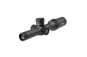 Sig Sauer Tango6 Rifle Scope, 1-6X24mm, 30mm, Sfp, Hellfire Moa Illum Reticle, Graphite, SOT61016