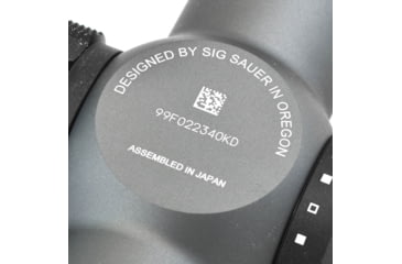 Sig Sauer Tango6 Rifle Scope, 1-6X24mm, 30mm, SFP, HellFire TriPlex Illuminated Reticle, Graphite, SOT61015