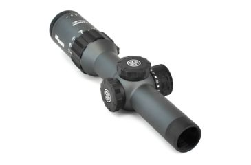 Sig Sauer Tango6 Rifle Scope, 1-6X24mm, 30mm, SFP, MRAD Milling Illuminated Reticle, Graphite, SOT61017