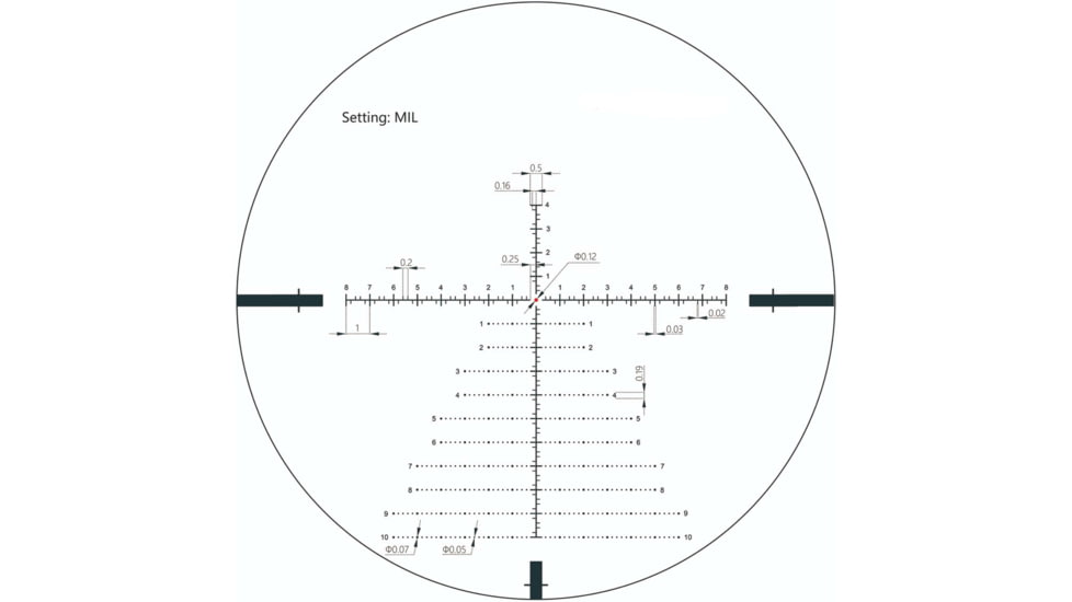 Viridian Exclusive Xactus 530x56mm Rifle Scope 34mmTube