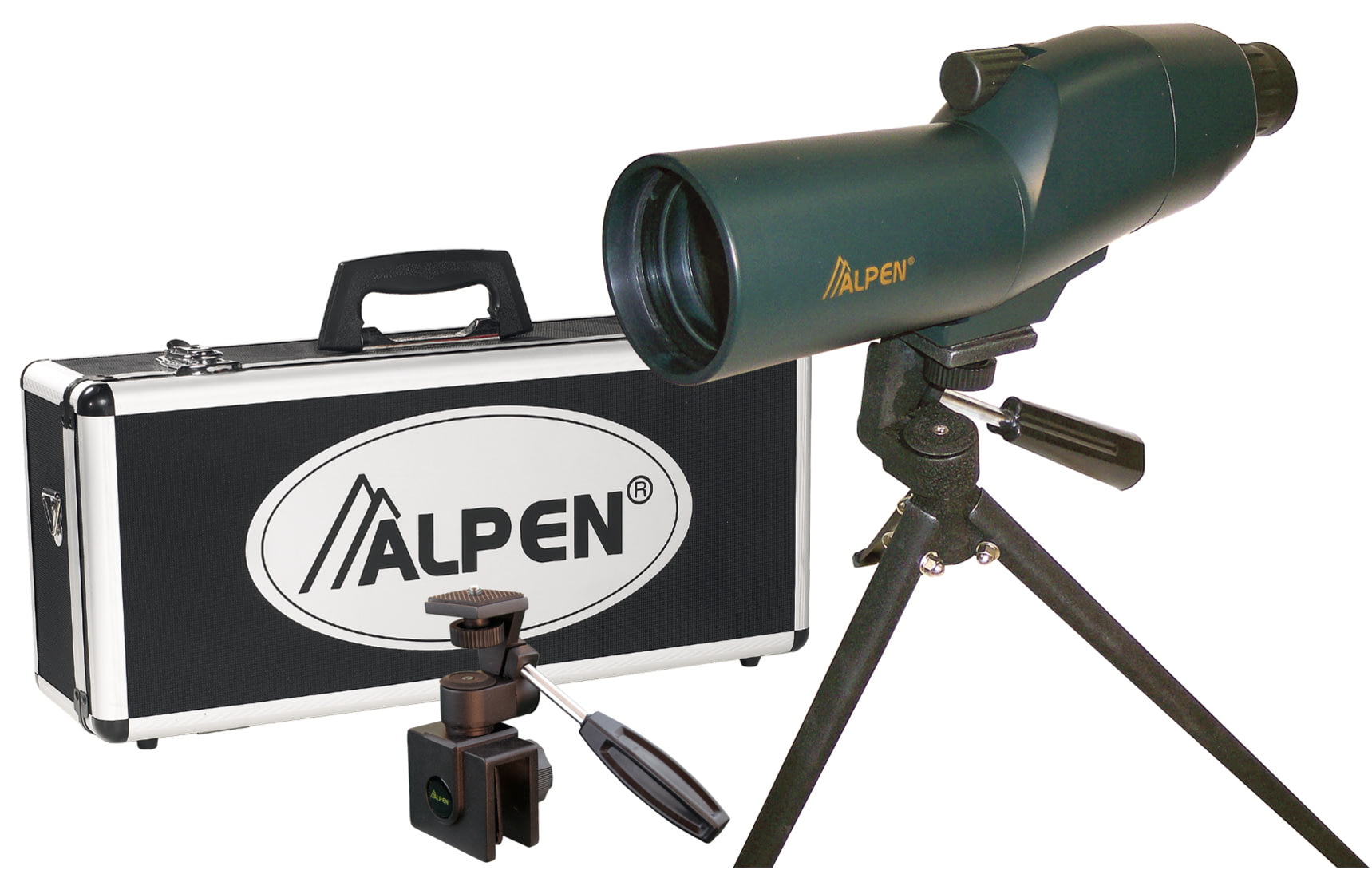 Alpen 1545x50 Spotting Scope w/ Window Mount, Case 790KIT. Alpen